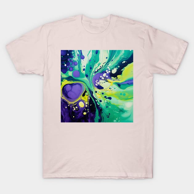 Vibrant Euphoria: A Symphony of Abstract Colors T-Shirt by AbstractGuy